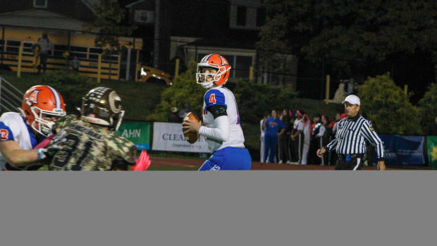 Cadin Olsen Armstrong football vs Highlands Brentaro Yamene